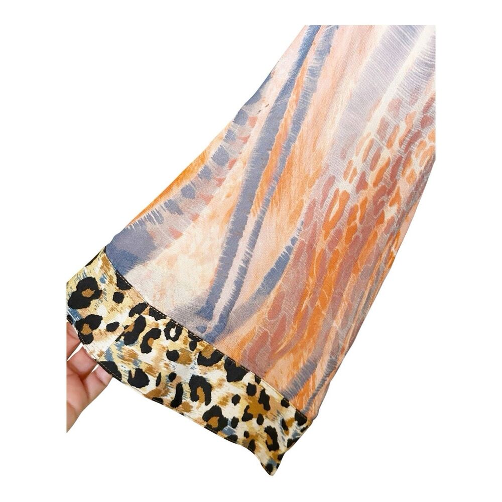 John Mark Mixed Media Open Front Embroidered Back… - image 2